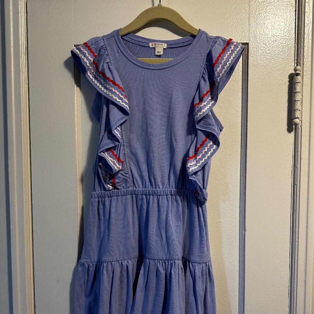 Crewcuts Blue Ruffle Dress